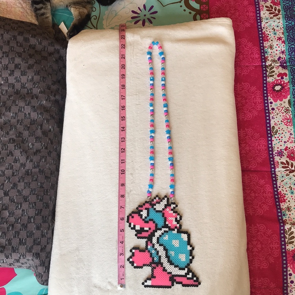 Extra Large Bowser Kandi Necklace - Picture 5 of 5